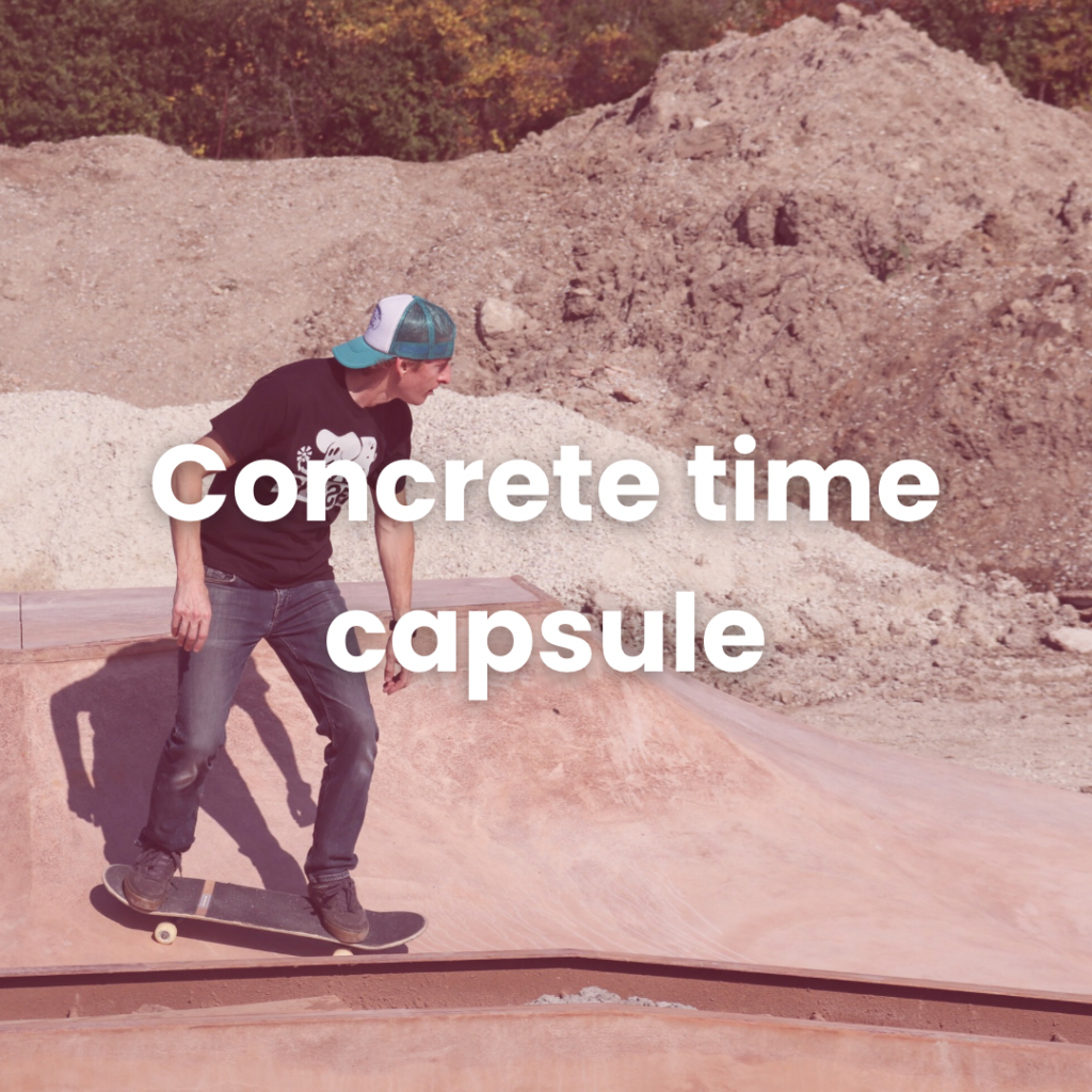 Concrete time capsule 