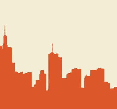 Graphic of the Chicago skyline. 